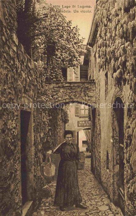 Gandria Lago di Lugano TI Un vicolo