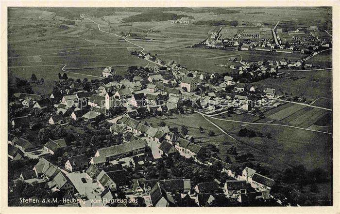 Stetten am kalten Markt Heuberg BW Fliegeraufnahme