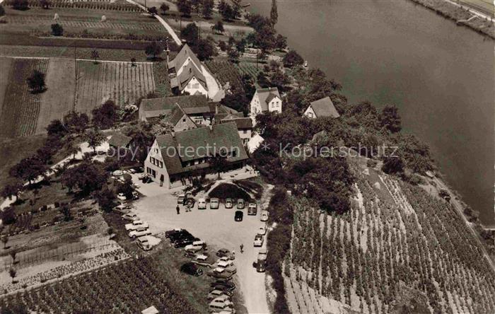 Besigheim Neckar Ludwigsburg BW Hoehengaststaette Schreyerhof Schiffs Anlegestel