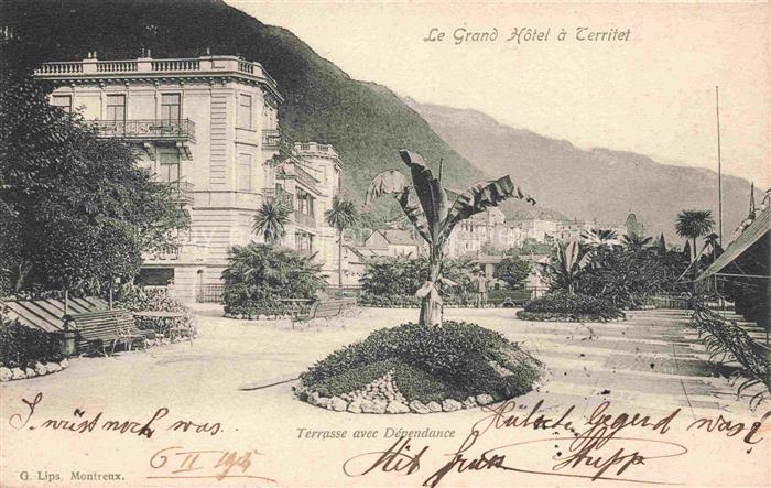 Territet Montreux VD Terrasse avec Dependance