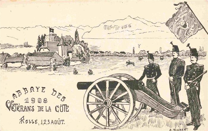 ROLLE  Lac Leman VD Abbaye des Veterans de la Cote