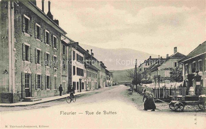 Fleurier Val-de-Travers NE Rue de Buttes