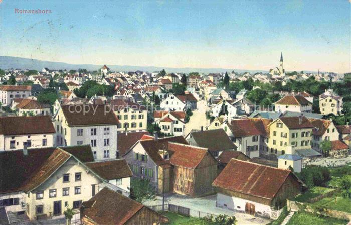 ROMANSHORN Bodensee TG Ortsansicht