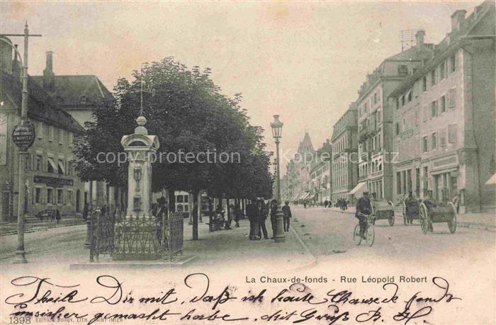 LA CHAUX -DE-FONDS NE Rue Leopold Robert