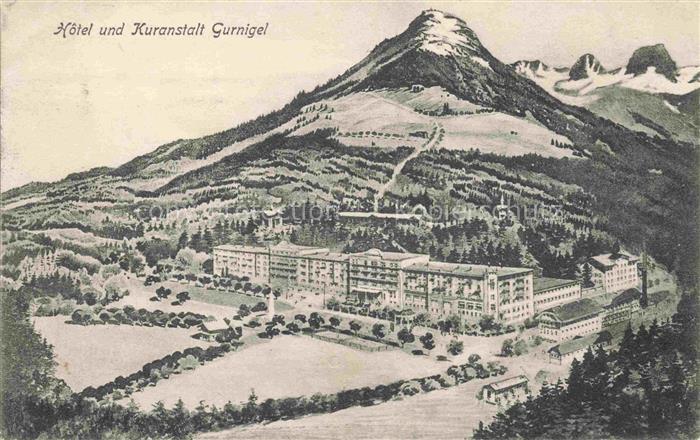 Gurnigel Guggisberg BE Hotel und Kuranstalt