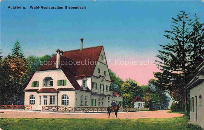 AUGSBURG  CITY Wald Restauration Siebentisch