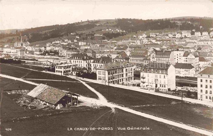 LA CHAUX -DE-FONDS NE Vue generale aerienne