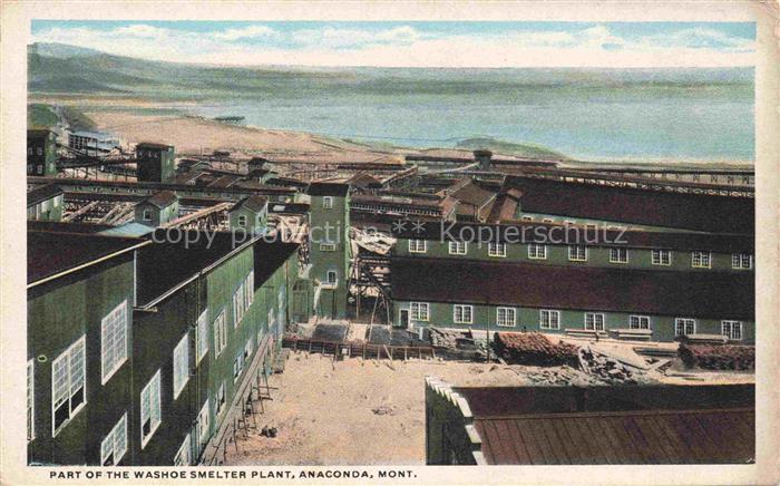 Anaconda Montana USA Part of the Washoe Smelter Plant