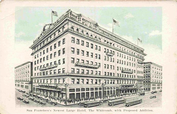 SAN FRANCISCO California USA Hotel The Whitcomb with Proposed Addition
