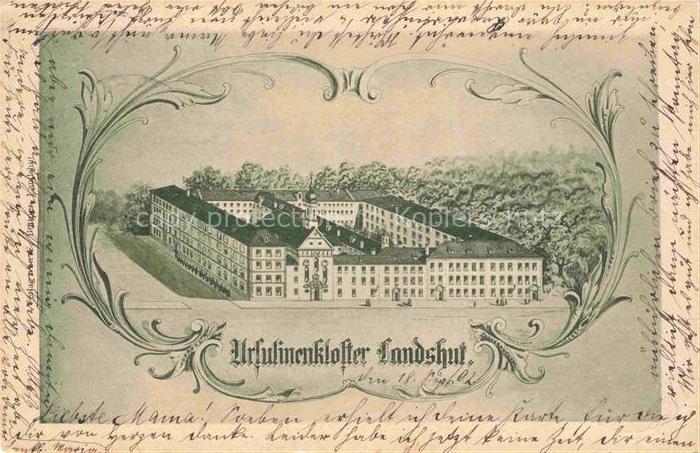 LANDSHUT  Isar Ursulinenkloster Landshut