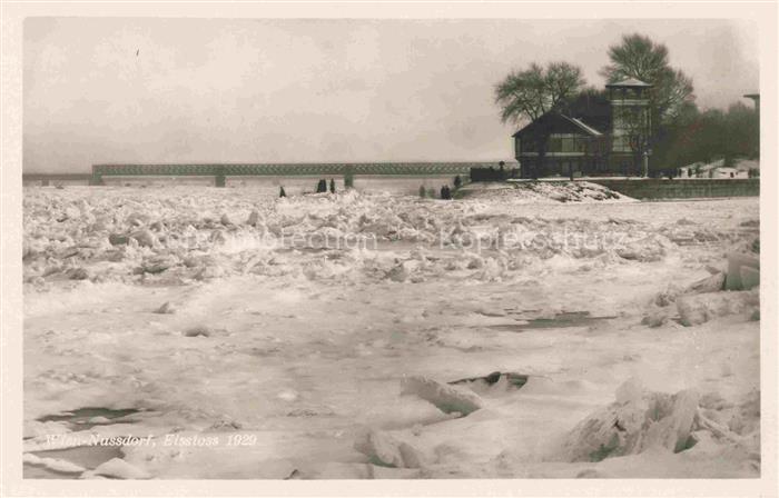 Nussdorf WIEN AT Eisstoss 1929