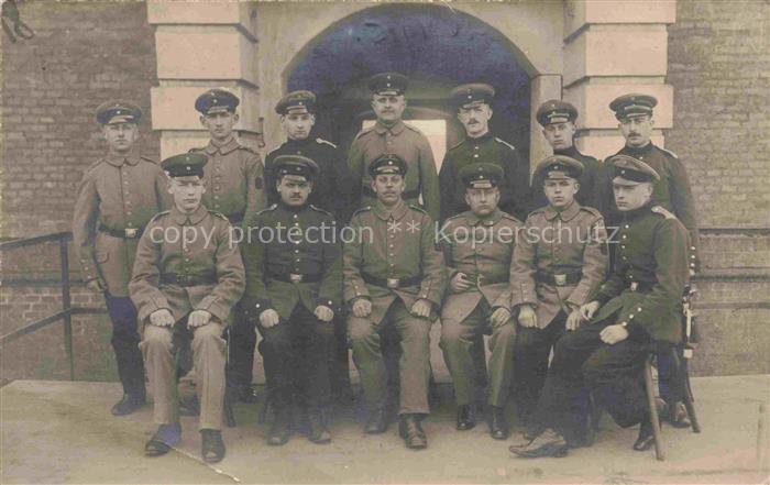 Posen  POZNAN PL Soldaten Gruppenaufnahme