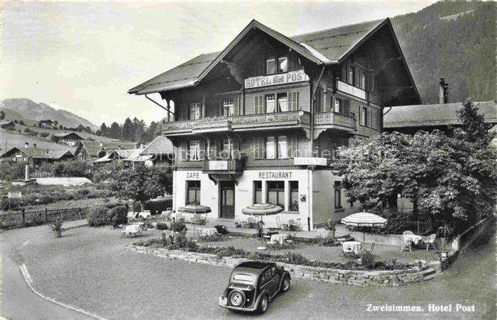Zweisimmen BE Hotel Post Cafe Restaurant