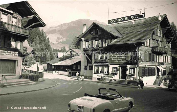 Gstaad Saanen BE Post Hotel Roessel