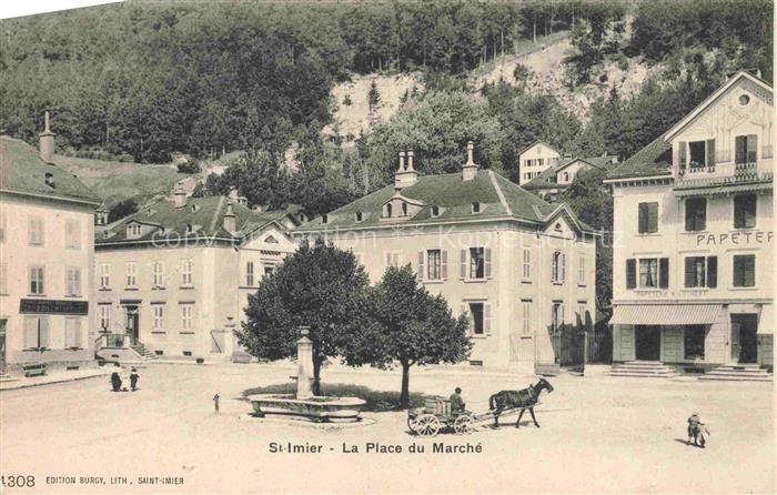 St Imier Courtelary BE La Place du Marche