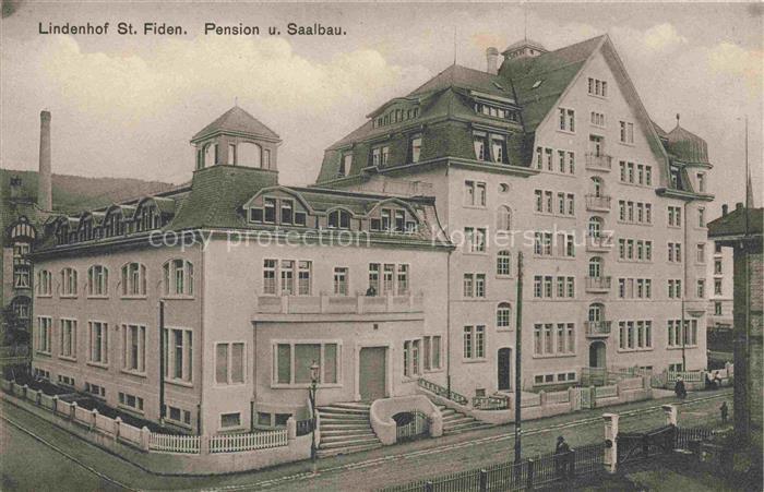 St Fiden St Gallen SG Lindenhof Pension und Saalbau