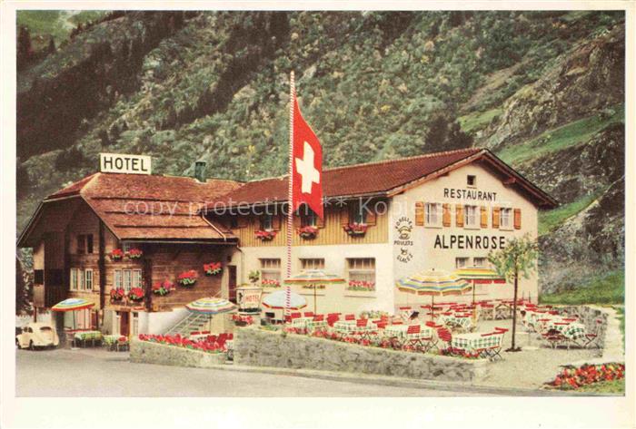 Gadmen Oberhasli Sustenpass BE Hotel Restaurant Alpenrose