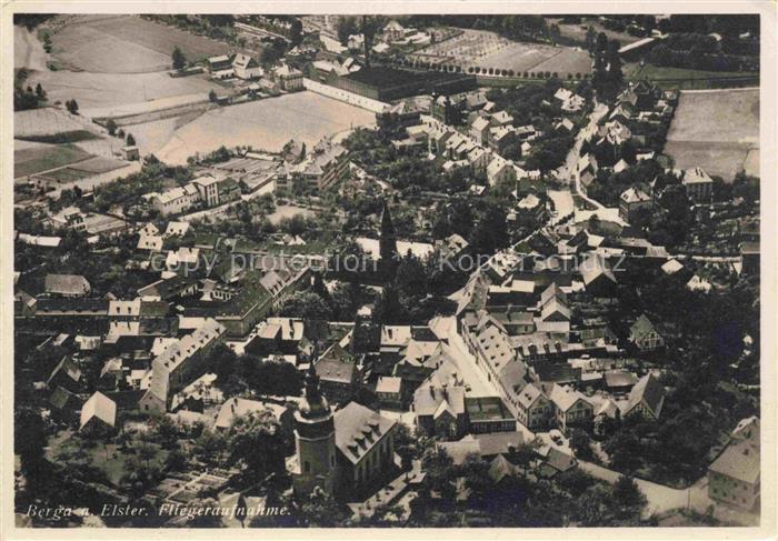 Berga Elster Fliegeraufnahme
