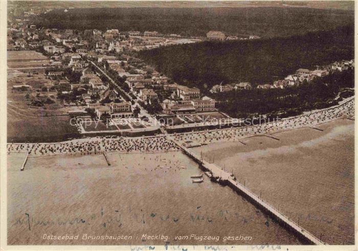 BRUNSHAUPTEN KueHLUNGSBORN Ostseebad Fliegeraufnahme
