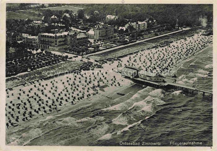 ZINNOWITZ Ostseebad Fliegeraufnahme