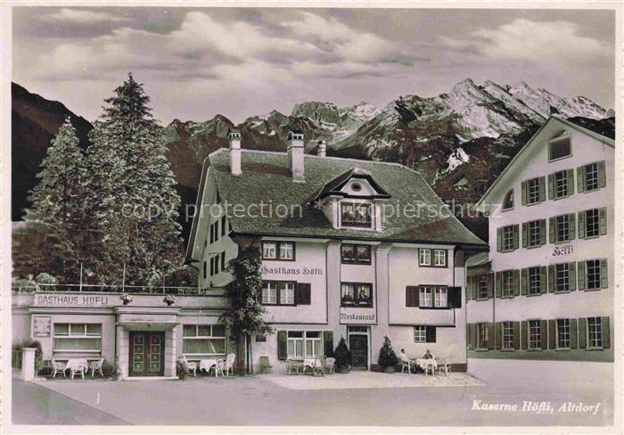 Altdorf  UR Kaserne Hoefli mit Gasthaus Hoefli