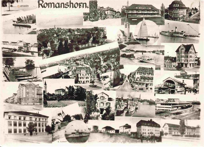 ROMANSHORN Bodensee TG Orts und Teilansichten