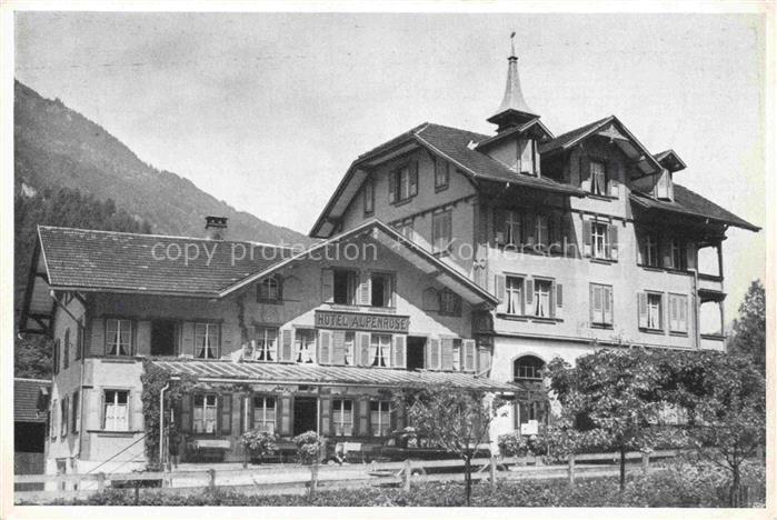 Innertkirchen Jnnertkirchen Oberhasli BE Hotel Pension Alpenrose