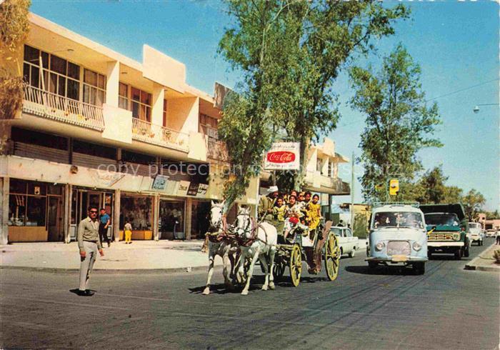 Baghdad BAGDAD Irak Strassenpartie Pferdekutsche