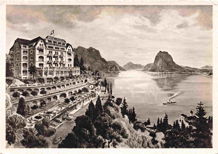 Castagnola Lago di Lugano Hotel Eldorado Rheingold