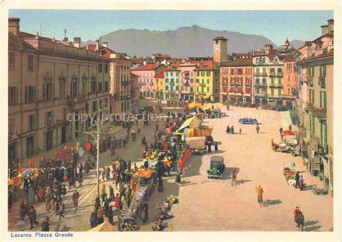 LOCARNO Lago Maggiore TI Piazza Grande