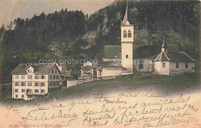 Seelisberg UR Ansicht mit Wallfahrtskapelle