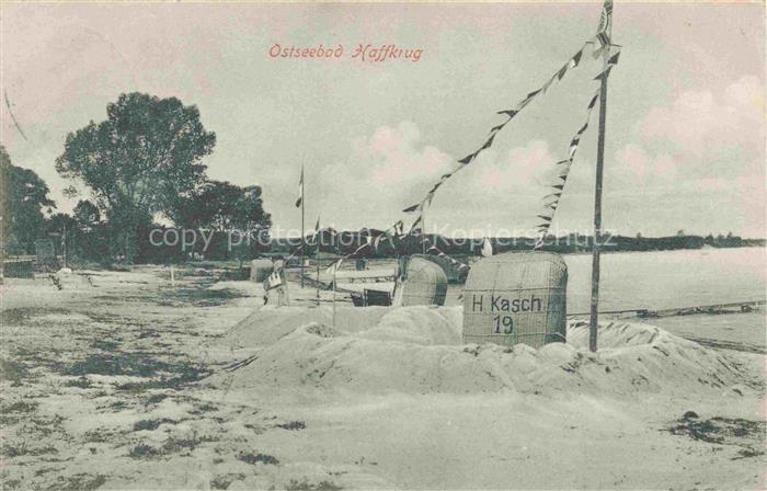 HAFFKRUG SCHARBEUTZ Ostseebad Partie am Strand