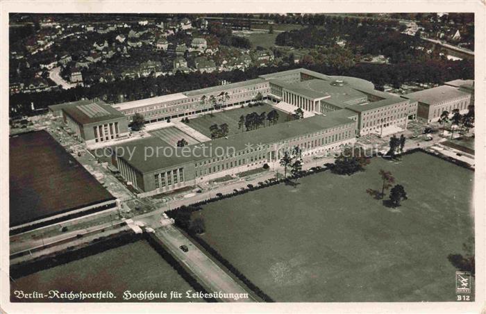 BERLIN  CITY Reichssportfeld Hochschule fuer Leibesuebungen