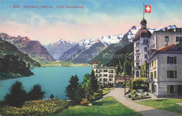 Seelisberg UR Hotel Sonnenberg Vierwaldstaettersee Alpen