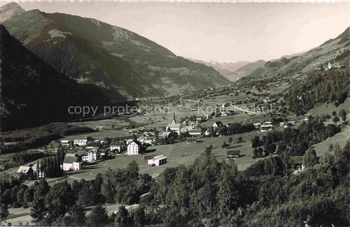 Truns Trun Surselva GR Panorama Buendner Oberland