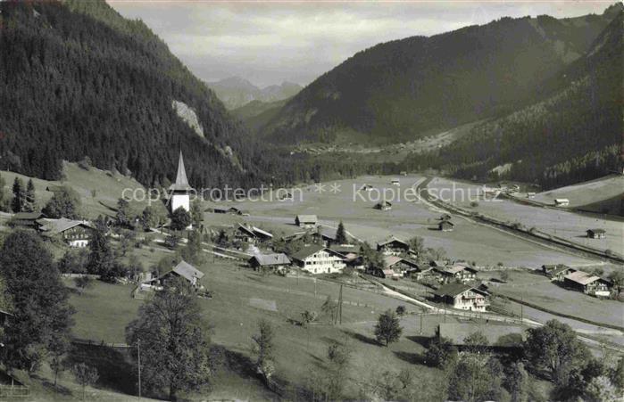 St Stephan Simmental Zweisimmen BE Panorama