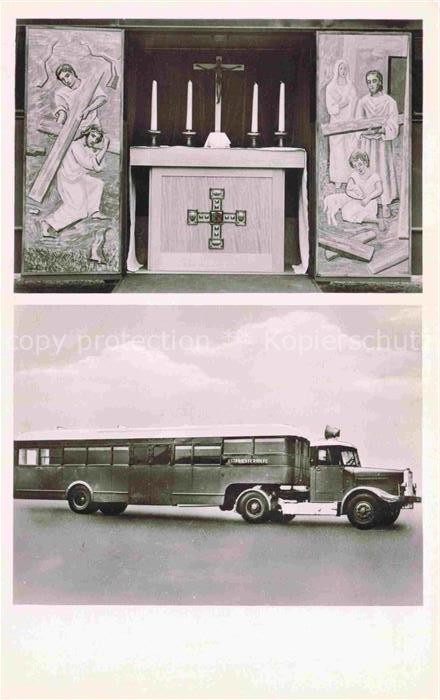 Koenigstein  Taunus Missionswagen der Ostpriesterhilfe Vaterhaus der Heimatvertr