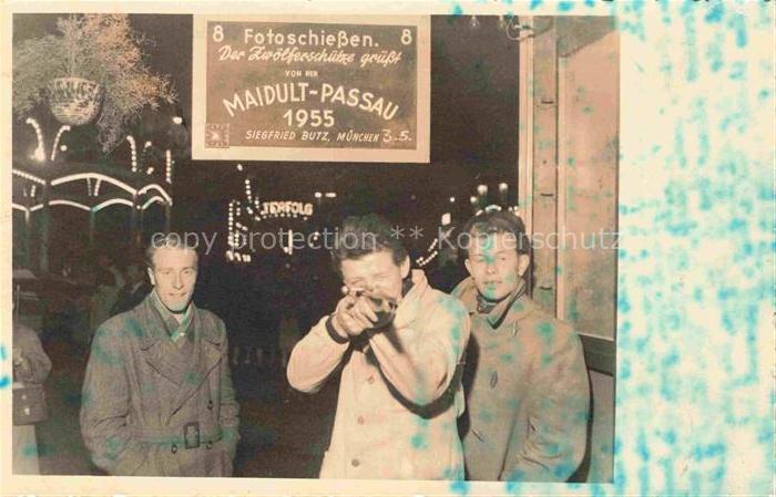 PAssAU Bayern Fotoschiessen Maidult-Passau 1955