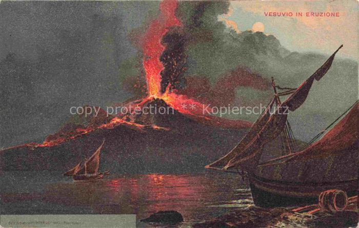 Vesuvio Vulkan Vulcano Volcano Napoli Campania IT in eruzione Vulkanausbruch Kue