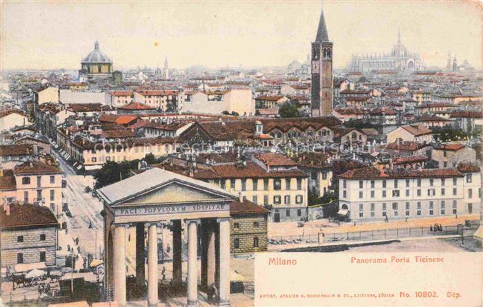 MILANO Mailand IT Panorama Porta Ticinese