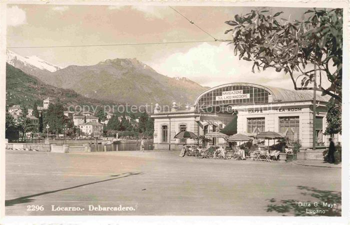 LOCARNO Lago Maggiore TI Debarcadero