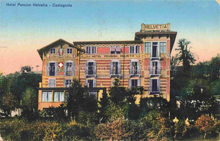 Castagnola Lago di Lugano Hotel Pension Helvetia
