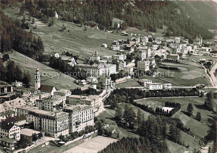 Pontresina Maloja GR Fliegeraufnahme