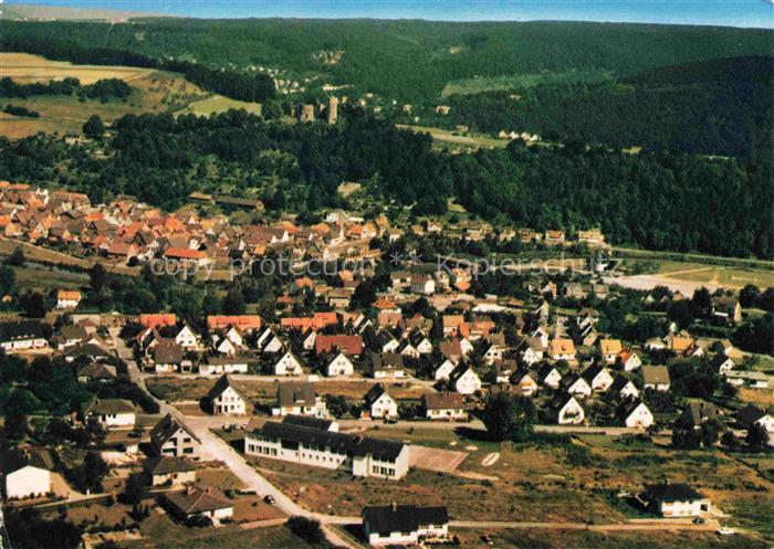 Helmarshausen Bad Karlshafen Hessen Panorama 1000jaehrige Stadt im Diemeltal am