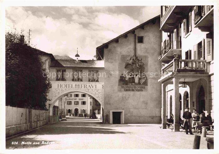 Andeer GR Ortszentrum Hotel Fravi