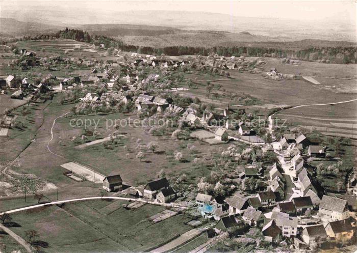 Neuhuetten Wuestenrot Heilbronn BW Panorama Luftkurort Mainhardter Wald mit Stei