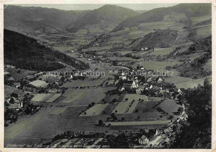 Glottertal Schwarzwald Breisgau BW Panorama Gasthaus Adler