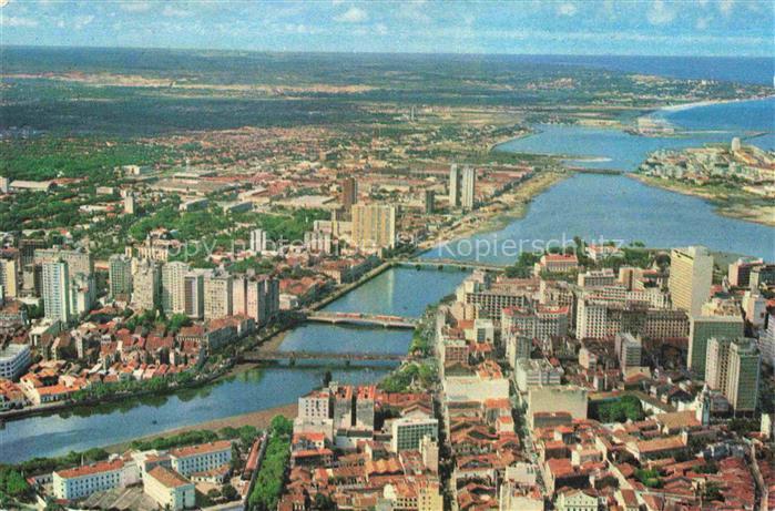 Recife Pernambuco Brazil Vista parcial aérea da cidade
