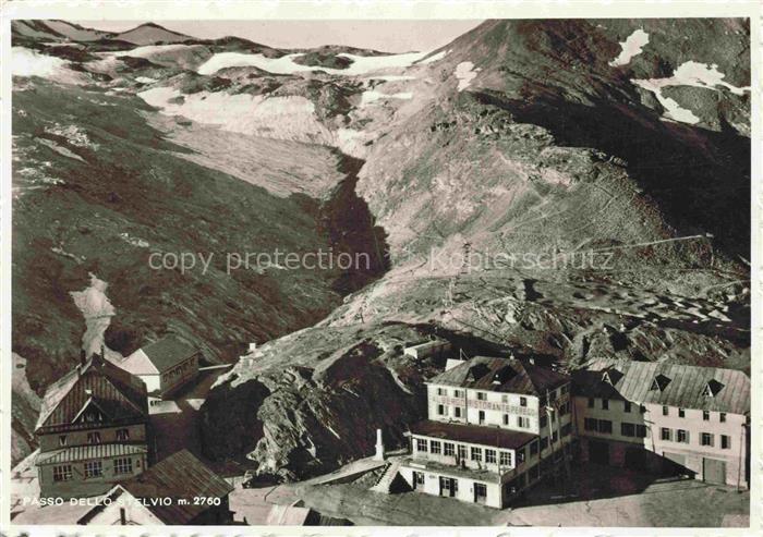 Stelvio Passo dello Stelvio 2750m Stilfserjochpass IT Albergo Ristorante Perego