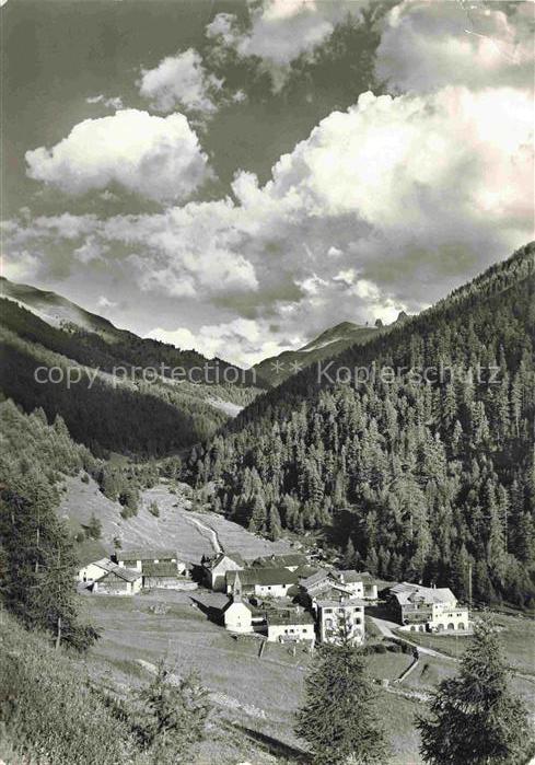 Scarl Val S Charl GR Panorama Blick gegen die Alpen